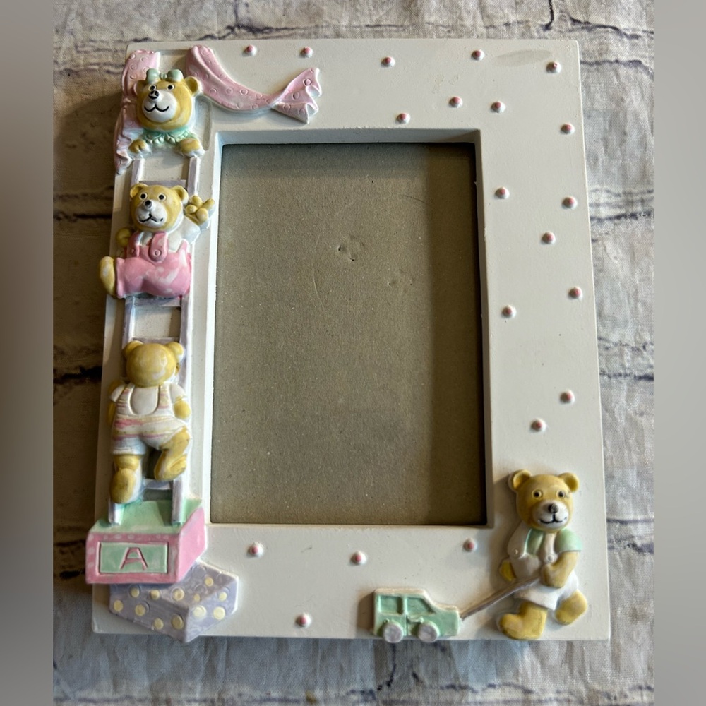 BABY ADORABLE 3D ITEMS PICTURE FRAME TEDDY BEARS SWISS DOTS AND MORE